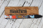 Levys MPD2-124 2 Inch Wide Polyester Guitar Strap with Japanese Traditional Tiger Motif