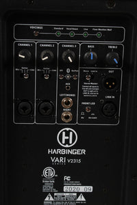 Harbinger VARI V3415 Powered Speaker 15 Inch 2-Way Loudspeaker with Bluetooth