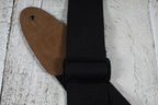 Levy's MSSC8-BLK Signature Series 2 Inch Wide Cotton Guitar Strap with Suede Ends
