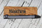 Levy's MP-28 2 Inch Sublimation Polyester Sub Printed Checkered Guitar Strap
