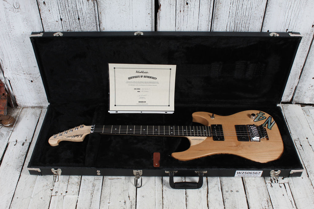 Washburn Nuno Bettencourt N4 Vintage USA Electric Guitar with Hardshell Case