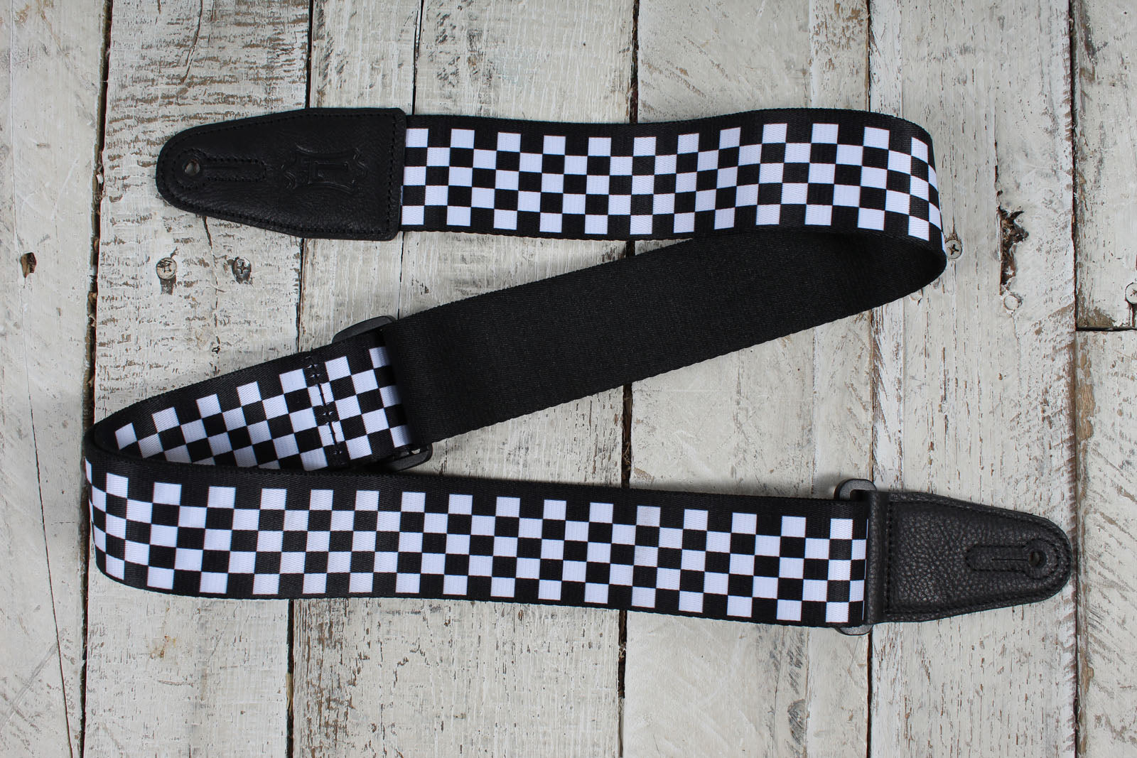 Levy's MP-28 2 Inch Sublimation Polyester Sub Printed Checkered Guitar Strap