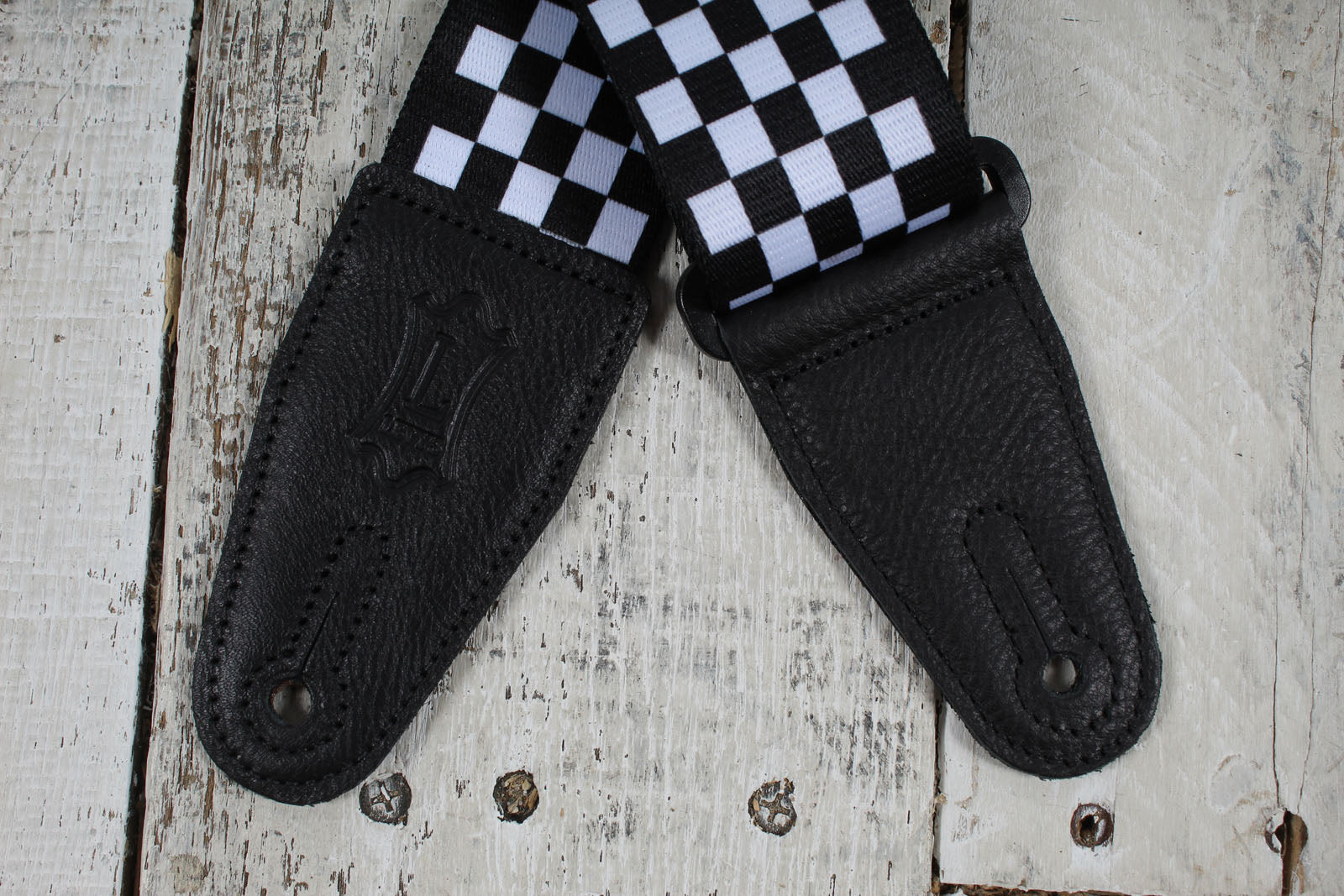 Levy's MP-28 2 Inch Sublimation Polyester Sub Printed Checkered Guitar Strap