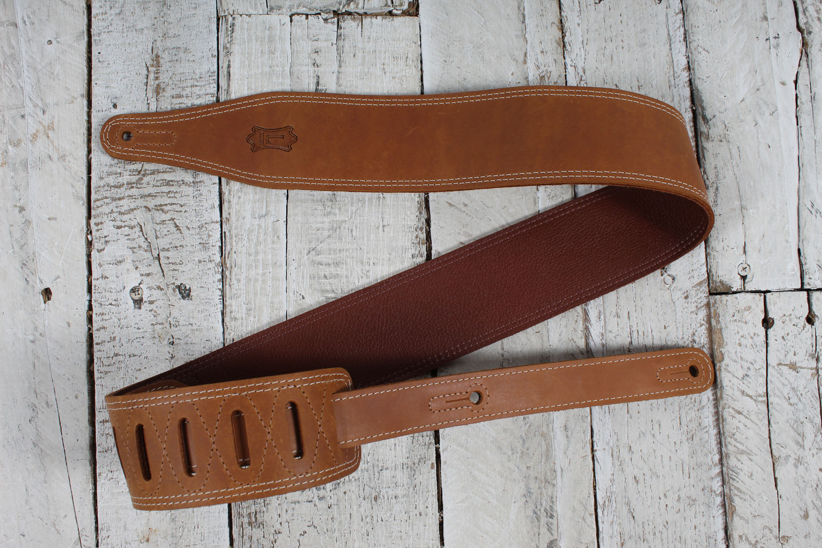 Levys M17BDS-TAN 2-Ply Tan 'Butter' Guitar Strap