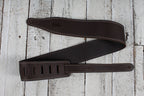 Levys M17BDS-DBR 2-Ply Dark Brown 'Butter' Guitar Strap
