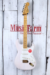 Fender Squier FSR Classic Vibe '50s Stratocaster Electric Guitar White Blonde