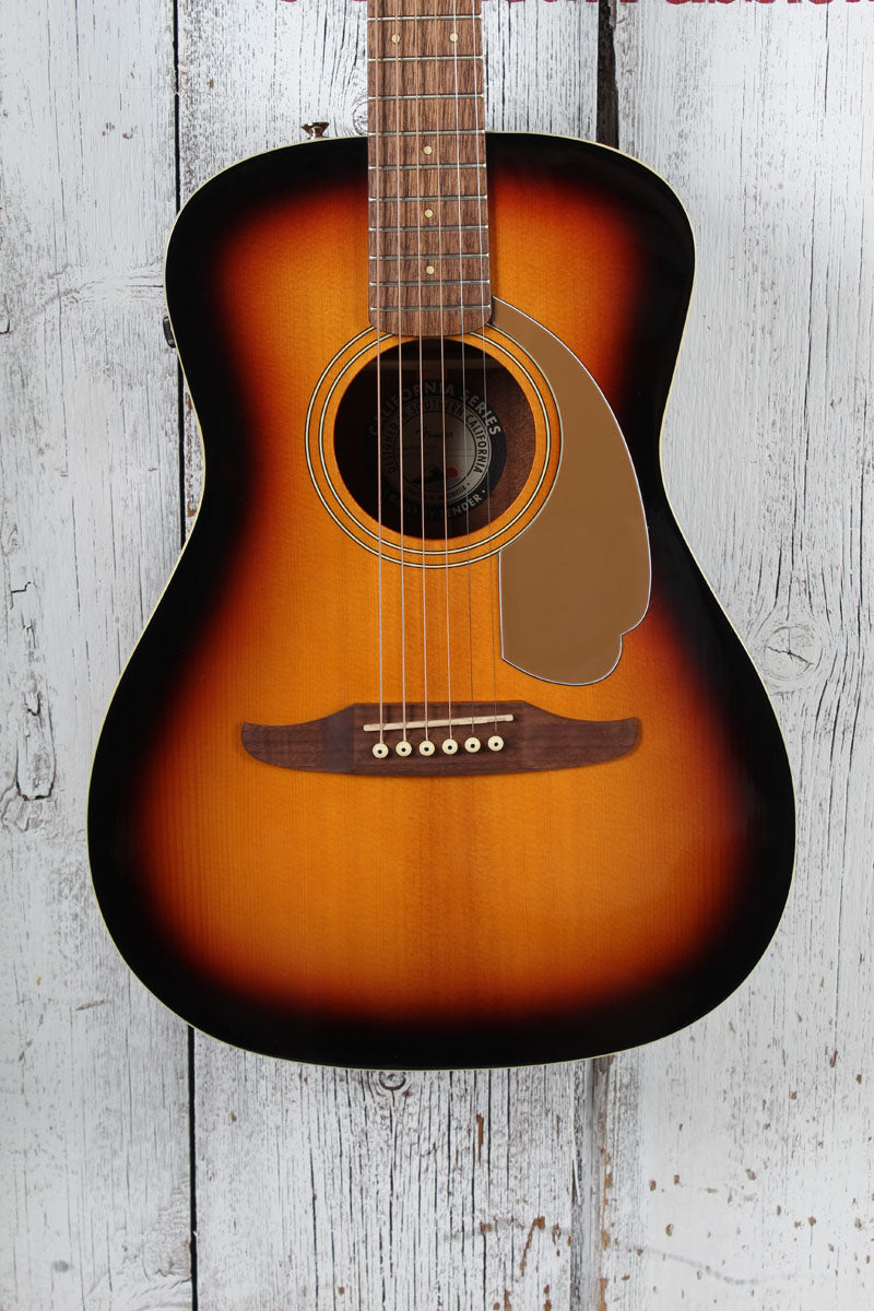 Fender 2026 Malibu Player Acoustic Electric Guitar Solid Spruce Top Sunburst Main image