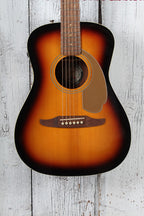 Fender 2026 Malibu Player Acoustic Electric Guitar Solid Spruce Top Sunburst