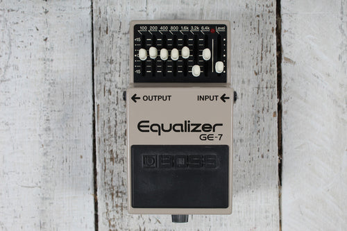 Boss GE-7 7 Band EQ Equalizer Pedal Electric Guitar Equalizer Effects Pedal