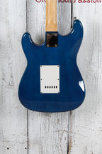 Jay Turser Strat Style Electric Guitar Cobalt Blue Finish with Gig Bag