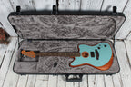 Fender Deluxe Molded Hardshell Case for Jaguar / Jazzmaster Electric Guitar