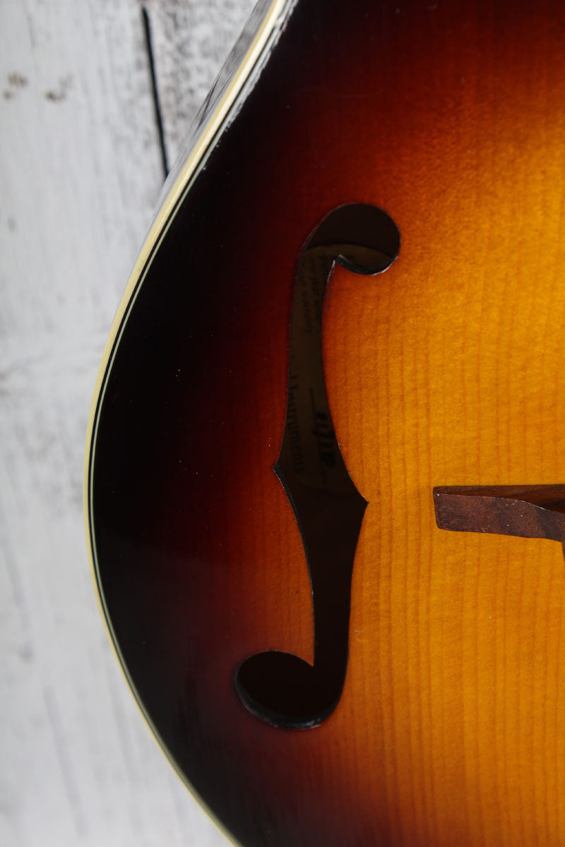 Kentucky KM-700F Mandolin F Style Mandolin Sunburst with Hardshell Case