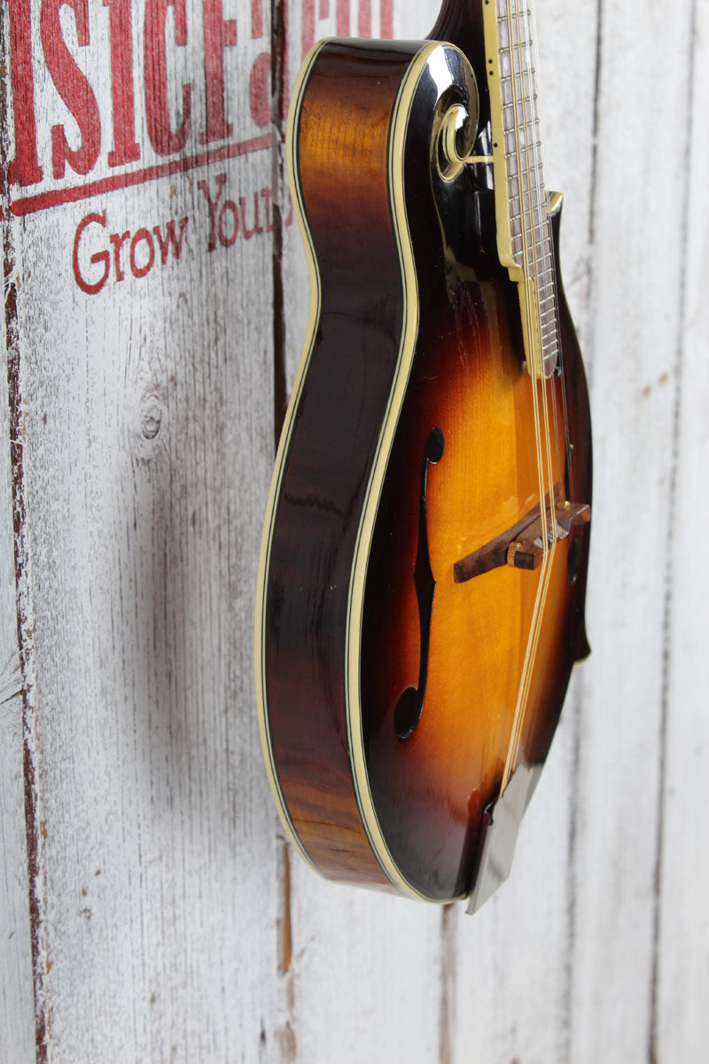 Kentucky KM-700F Mandolin F Style Mandolin Sunburst with Hardshell Case