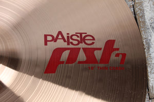 Paiste PST 7 Thin Crash Cymbal 18 Inch Thin Crash Drum Cymbal