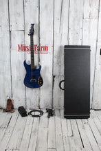 Load image into Gallery viewer, Moog E-1 Paul VO Electric Guitar Deep Blue Gloss w Foot Pedal &amp; Hardshell Case