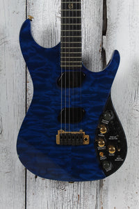 Moog E-1 Paul VO Electric Guitar Deep Blue Gloss w Foot Pedal & Hardshell Case