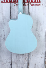 Load image into Gallery viewer, Cort Jade Classic Cutaway Acoustic Electric Guitar Sky Blue Open Pore with Gig Bag