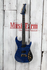 Moog E-1 Paul VO Electric Guitar Deep Blue Gloss w Foot Pedal & Hardshell Case