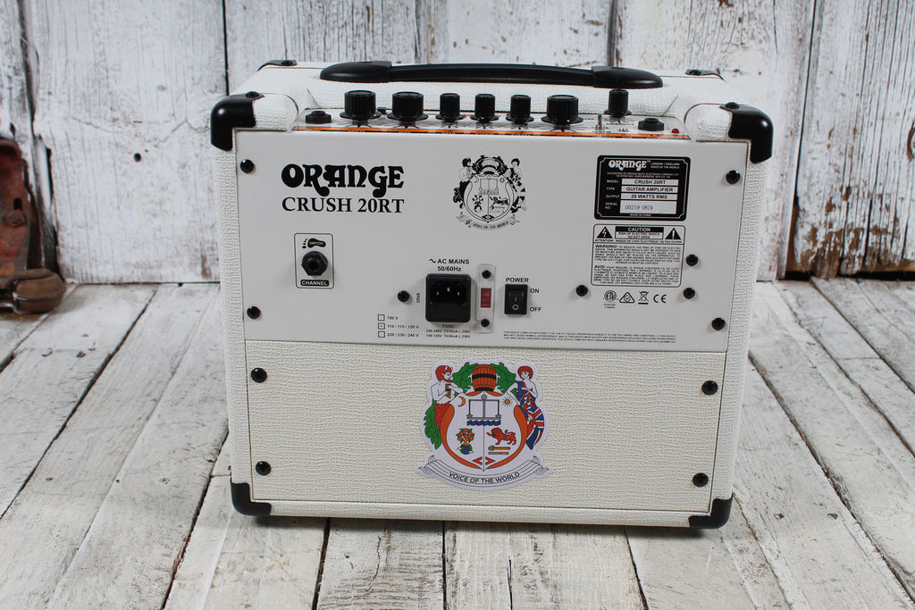 Orange Crush 20RT Limited Edition Orianthi White Electric Guitar Amplifier