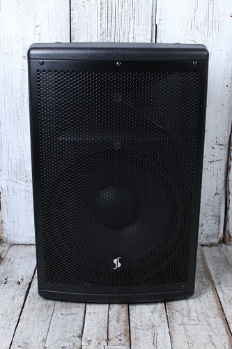 Stagg AS12B Active Speaker 12 Inch 2 Way Powered Speaker with 2 UHF Microphones and Bluetooth