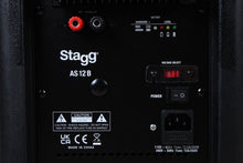 Load image into Gallery viewer, Stagg AS12B Active Speaker 12 Inch 2 Way Powered Speaker with 2 UHF Microphones and Bluetooth