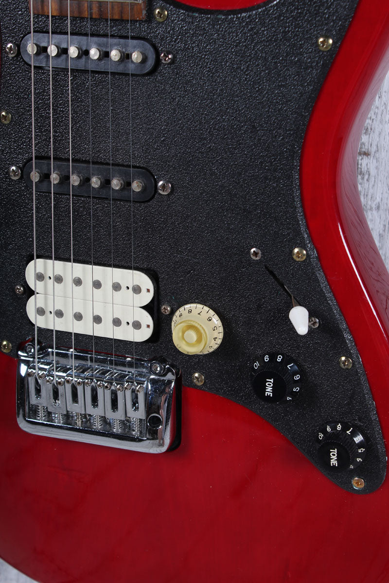 Dean Avalanche Zone One AV1 Solid Body Electric Guitar Trans Red