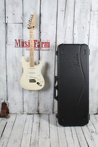 Fender 2019 American Pro Stratocaster Electric Guitar Olympic White with Case