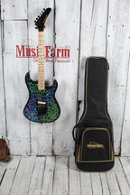 Kramer Beretta "Feral Cat" Electric Guitar Rainbow Leopard with Gig Bag