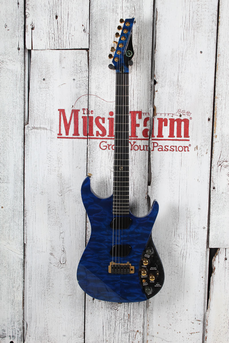 Moog E-1 Paul VO Electric Guitar Deep Blue Gloss w Ft Pedal & Case Serial #2