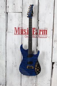 Moog E-1 Paul VO Electric Guitar Deep Blue Gloss w Ft Pedal & Case Serial #2