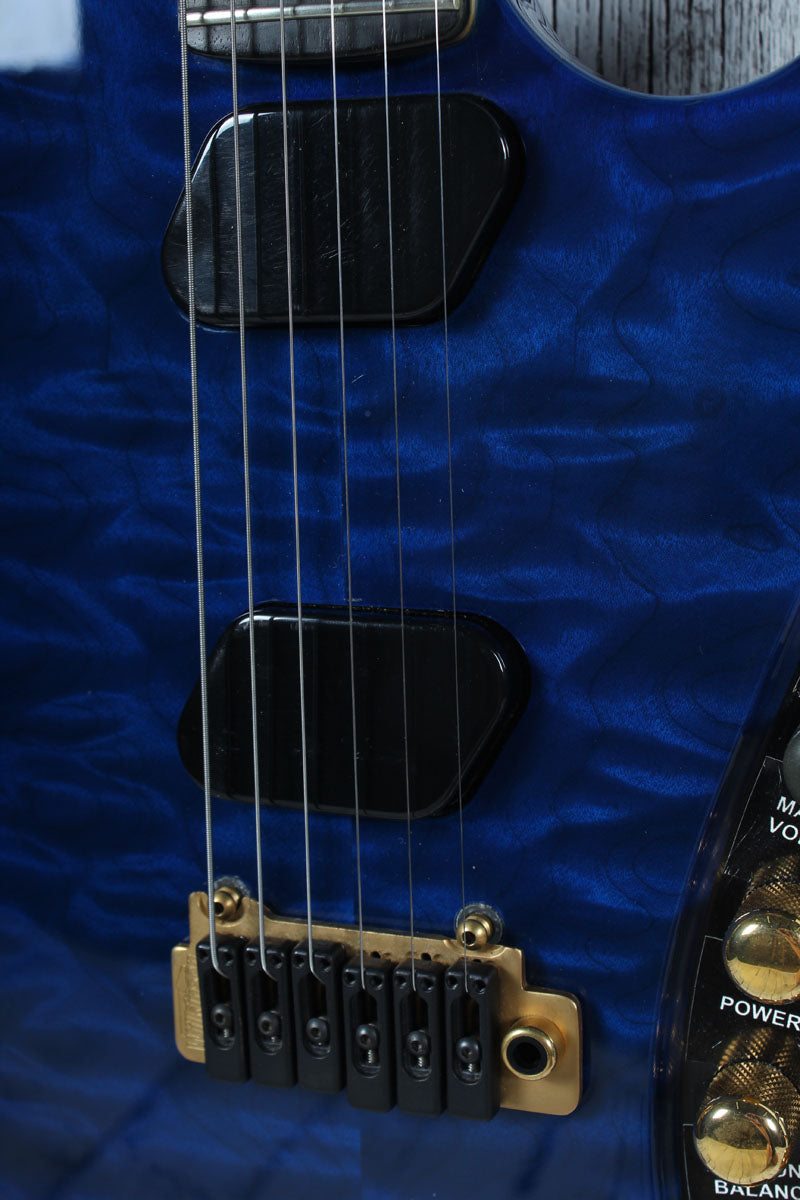 Moog E-1 Paul VO Electric Guitar Deep Blue Gloss w Ft Pedal & Case Serial #2