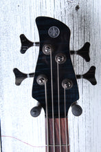 Load image into Gallery viewer, Yamaha TRBX604FM TBL 4 String Electric Bass Guitar Flame Maple Top Trans Black