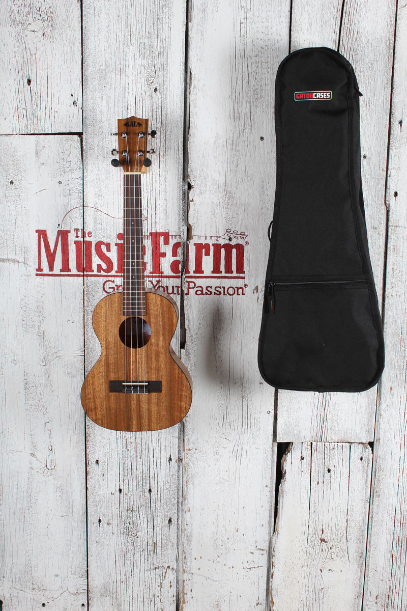 Kala Pacific Walnut Tenor 4 String Acoustic Ukulele Satin Natural KA-PWT with Gig Bag Secondary image