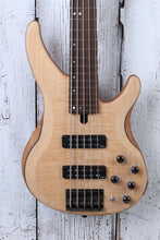 Load image into Gallery viewer, Yamaha TRBX605FM 5 String Electric Bass Guitar Flame Maple Top Natural Satin