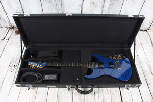 Moog E-1 Paul VO Electric Guitar Deep Blue Gloss w Ft Pedal & Case Serial #2