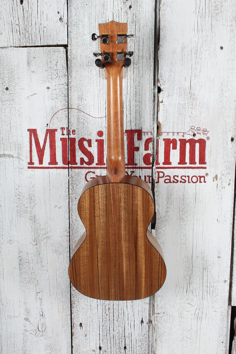 Kala Pacific Walnut Tenor 4 String Acoustic Ukulele Satin Natural KA-PWT with Gig Bag
