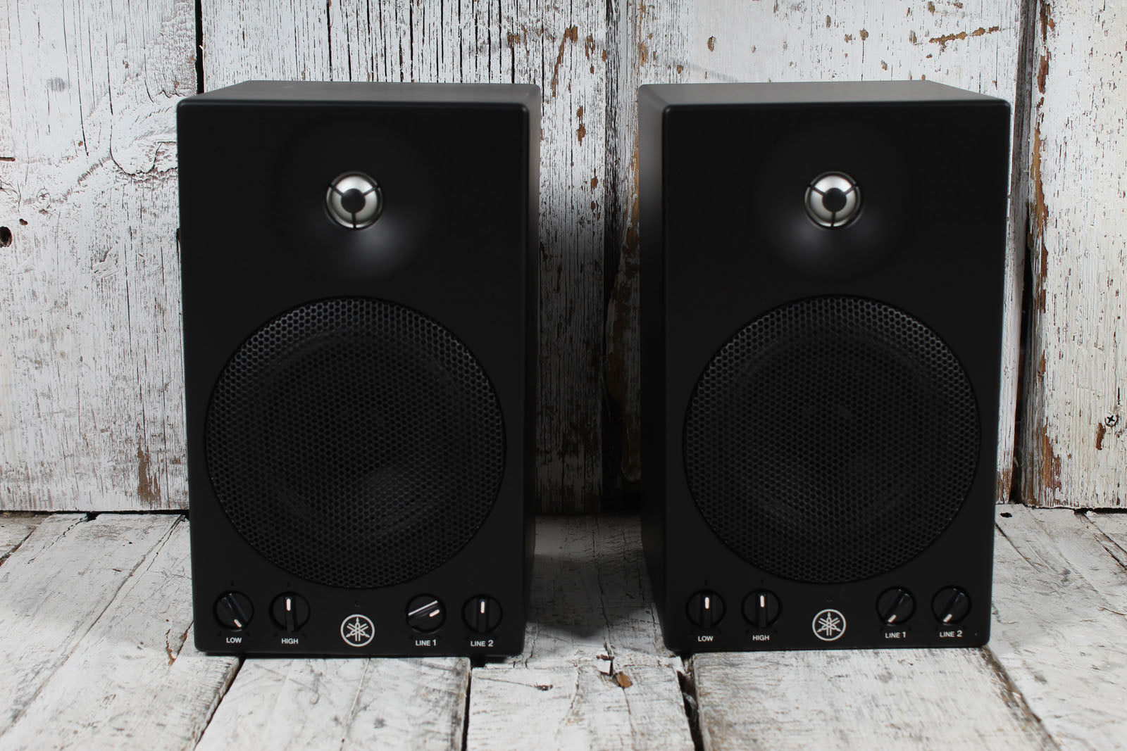 Yamaha MSP3A Powered Studio Monitor Mountable 2 Way Speakers PAIR OF TWO Main image