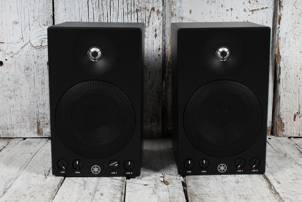 Yamaha MSP3A Powered Studio Monitor Mountable 2 Way Speakers PAIR OF TWO