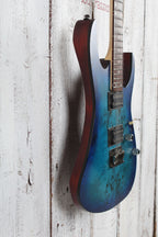 Ibanez RG Series RG421PB Electric Guitar Caribbean Sapphire Blue Flat Finish