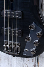 Load image into Gallery viewer, Yamaha TRBX604FM TBL 4 String Electric Bass Guitar Flame Maple Top Trans Black