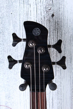 Load image into Gallery viewer, Yamaha TRBX604FM TBL 4 String Electric Bass Guitar Flame Maple Top Trans Black