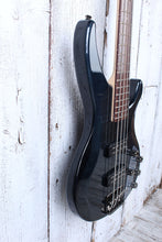 Load image into Gallery viewer, Yamaha TRBX604FM TBL 4 String Electric Bass Guitar Flame Maple Top Trans Black