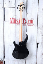 Load image into Gallery viewer, Yamaha TRBX604FM TBL 4 String Electric Bass Guitar Flame Maple Top Trans Black