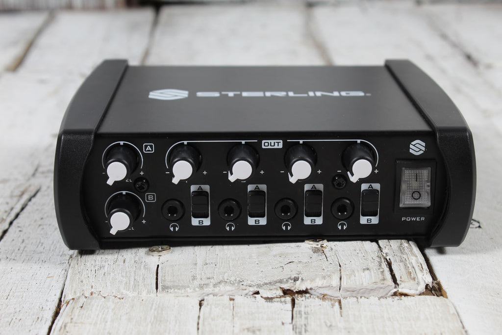 Sterling Audio SHA4 Professional Headphone Amplifier 4 Channel Headphone Amp