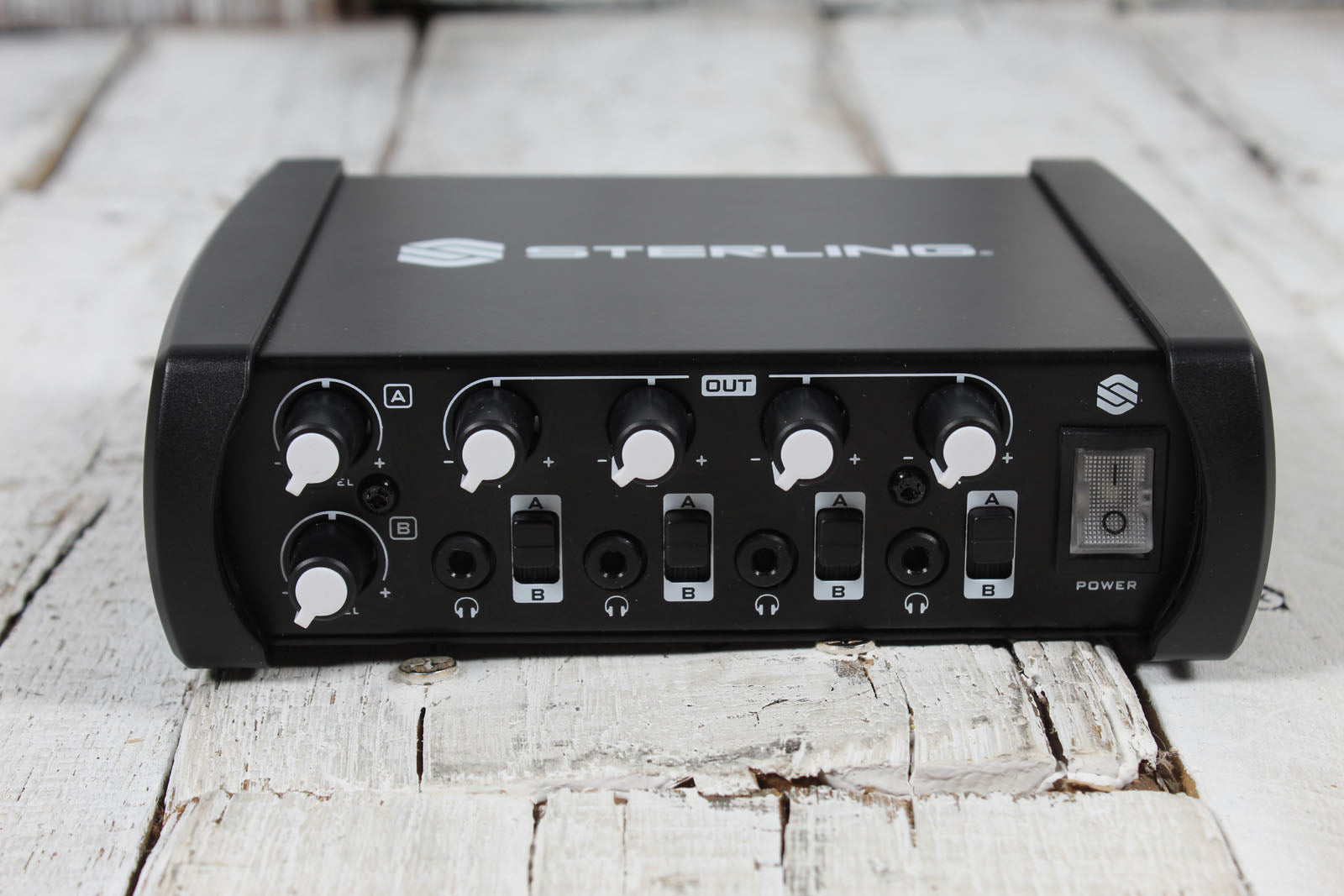 Sterling Audio SHA4 Professional Headphone Amplifier 4 Channel Headphone Amp