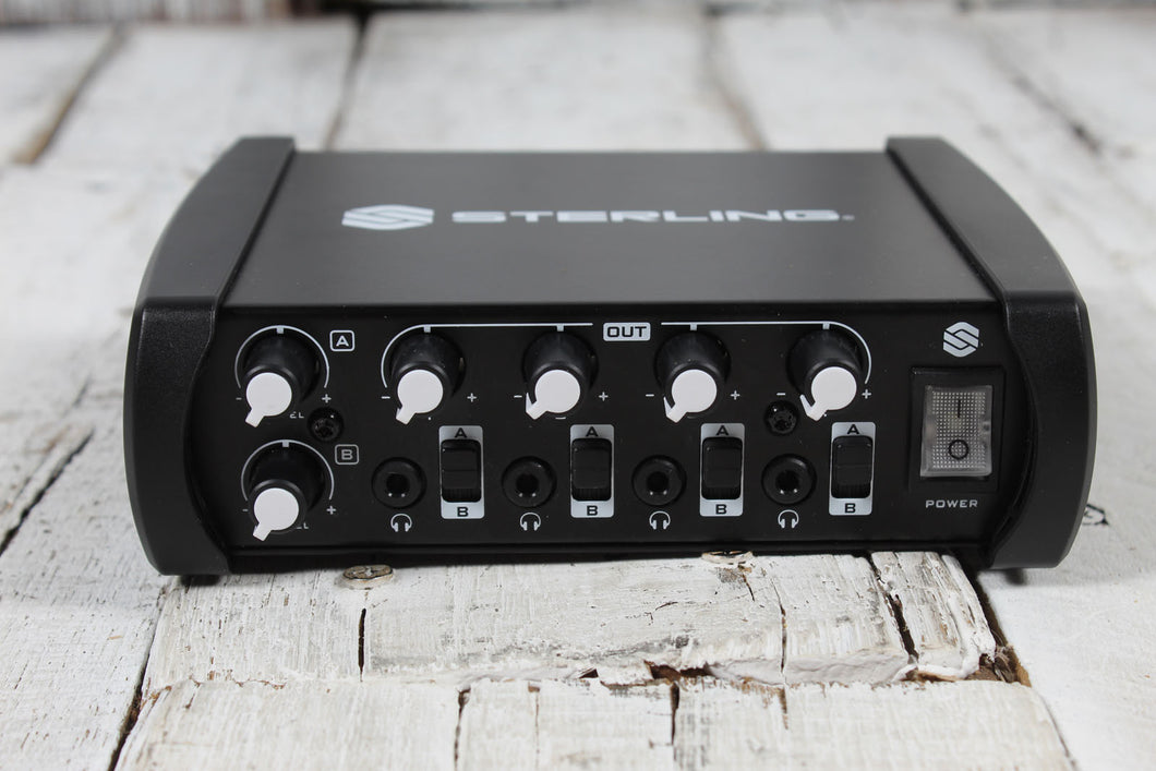 Sterling Audio SHA4 Professional Headphone Amplifier 4 Channel Headphone Amp