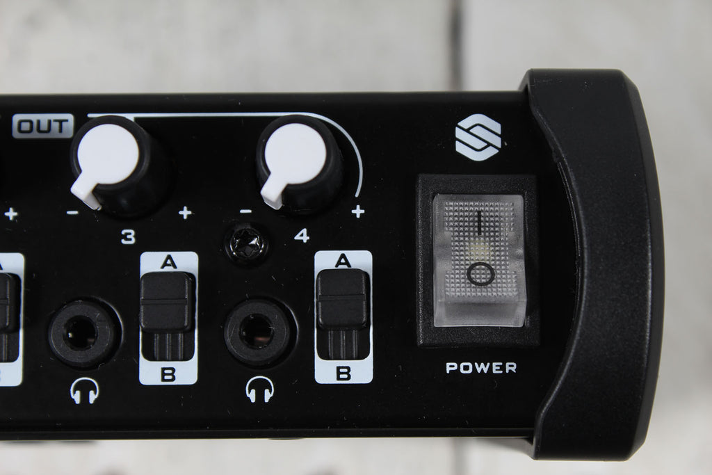 Sterling Audio SHA4 Professional Headphone Amplifier 4 Channel Headphone Amp
