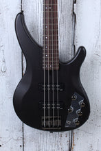 Load image into Gallery viewer, Yamaha TRBX504 4 String Electric Bass Guitar Active Electronics Trans Black