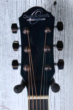 Load image into Gallery viewer, Oscar Schmidt OG10CE Concert Cutaway Acoustic Electric Guitar Flame Trans Blue