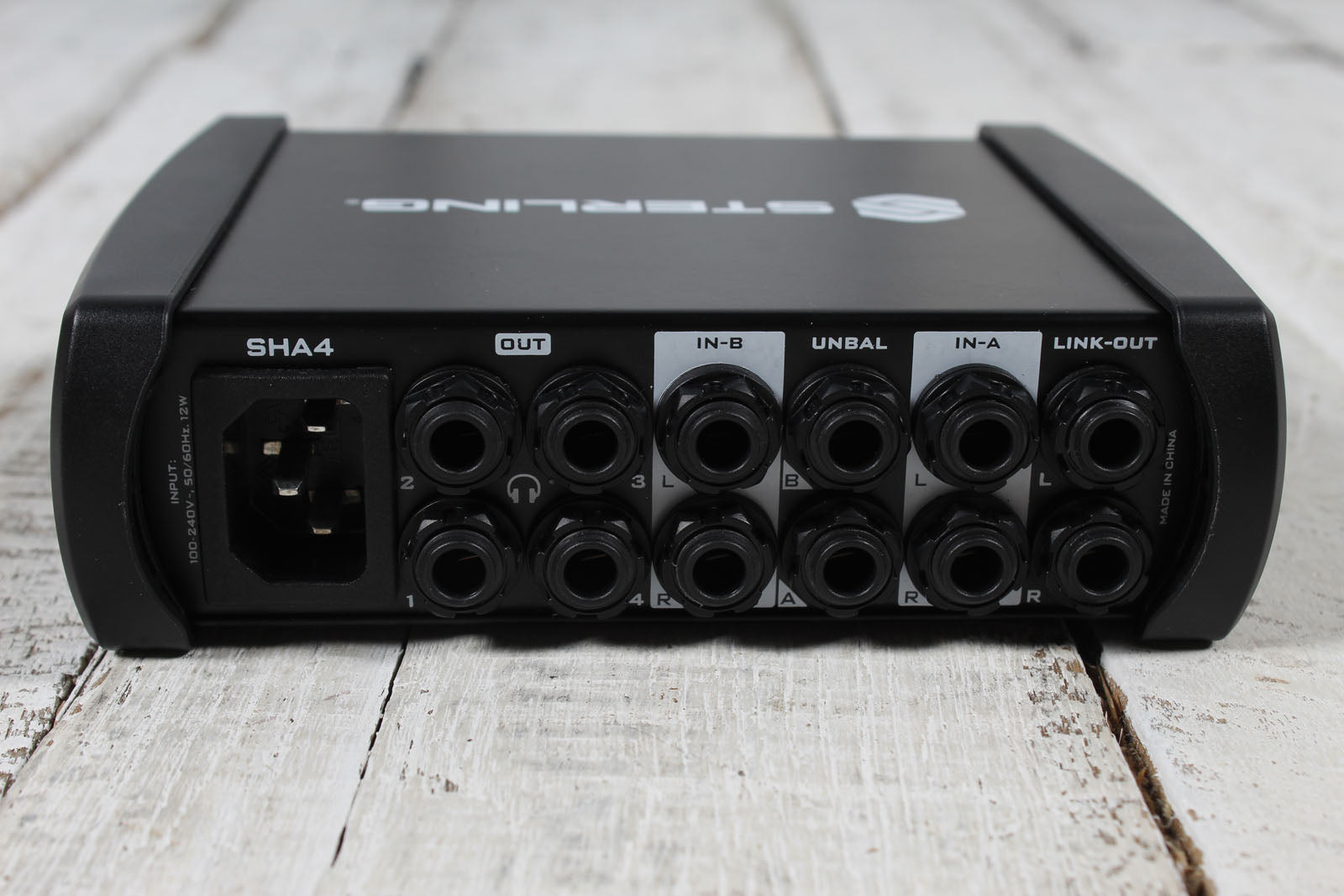 Sterling Audio SHA4 Professional Headphone Amplifier 4 Channel Headphone Amp
